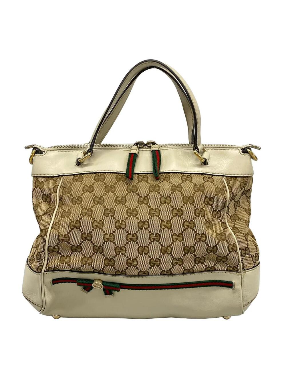 Gucci Mayfair Gg Beige Dark Brown White #373888G62B